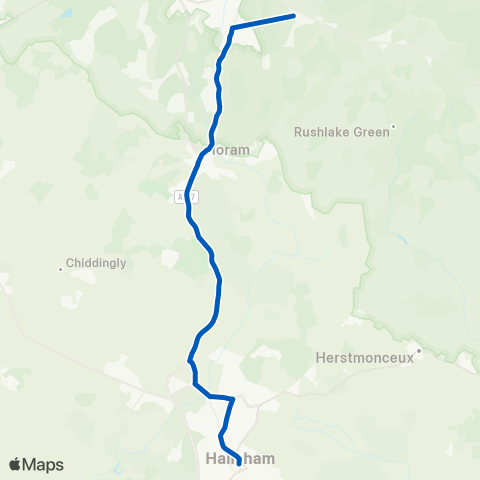 Seaford & District  map