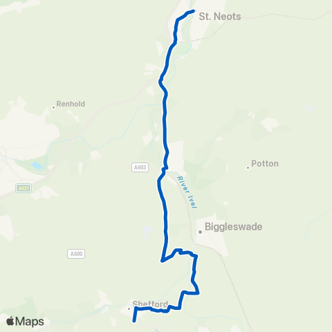 Wanderbus  map