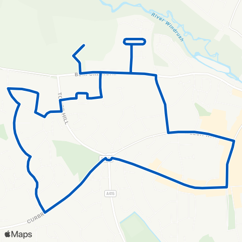 West Oxfordshire Community Transport  map