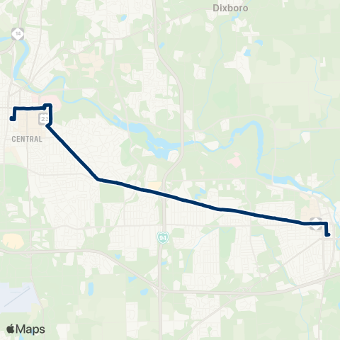 TheRide Washtenaw map