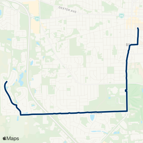 TheRide Scio Church map