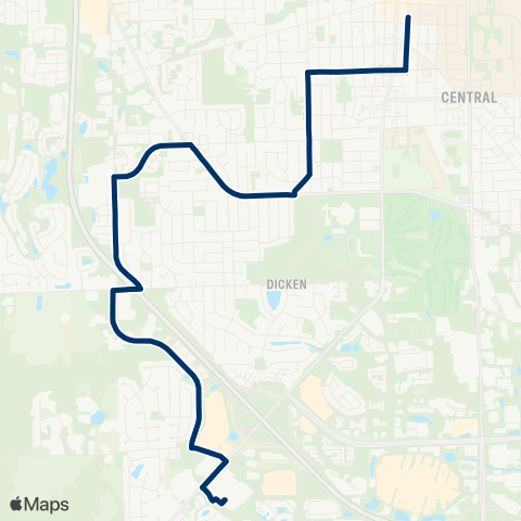 TheRide W Stadium - Oak Valley map