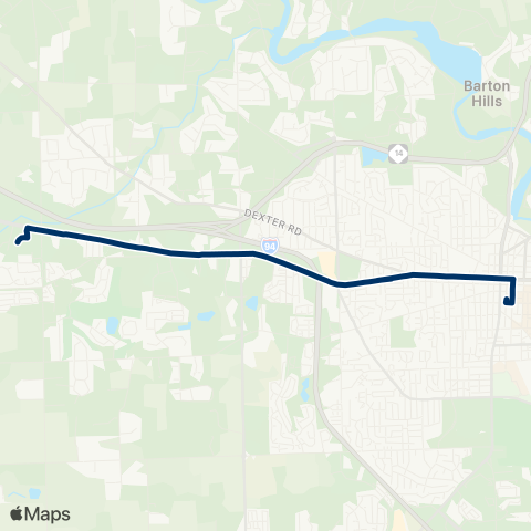 TheRide Jackson Rd map