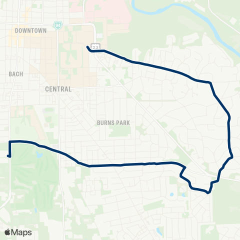 TheRide Geddes - E Stadium map