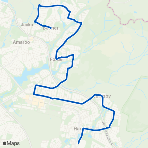 ACT School routes Harrison PS Mother Teresa map