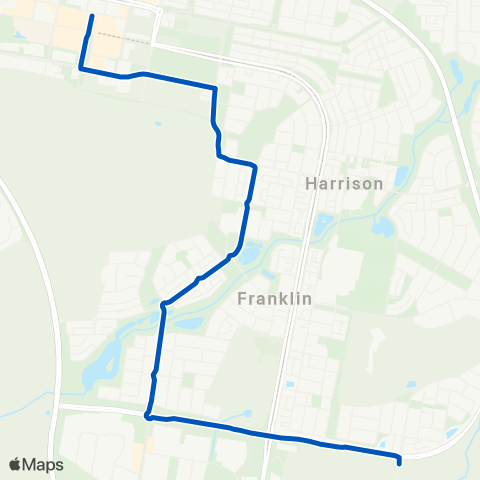 ACT School routes Shirley Smith HS Gung Franklin map