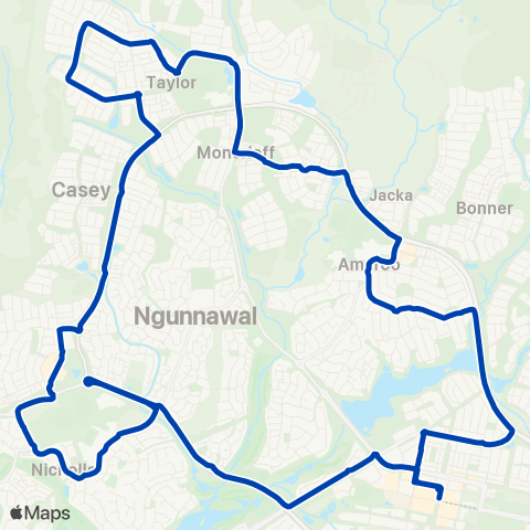 ACTION Taylor Loop via Amaroo & Moncrieff map