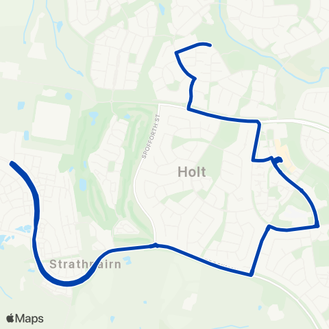 ACTION Strathnairn Loop map