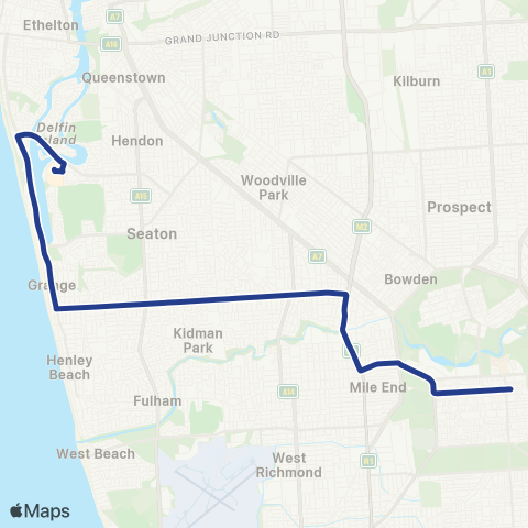 Torrens Transit West Lakes Centre Interchange - City map