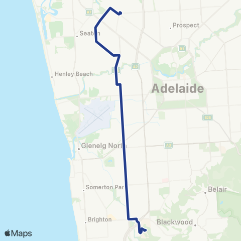 Torrens Transit Arndale Centre - Flinders University map