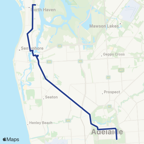 Torrens Transit Osborne - City map