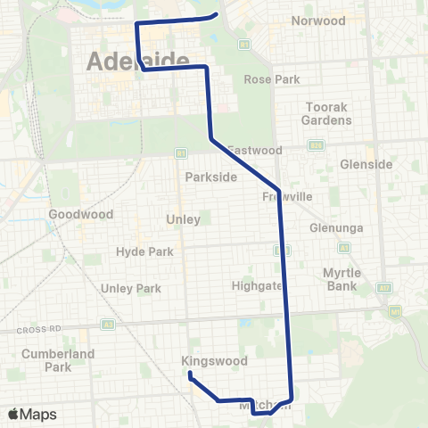 Torrens Transit Mitcham Square - City map