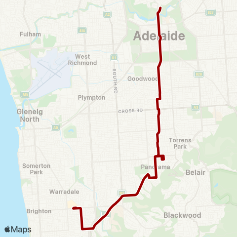 Torrens Transit Marion Centre Interchange - City map