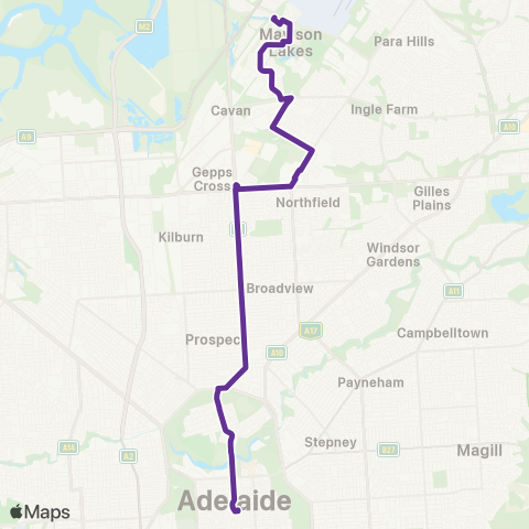 Torrens Transit Mawson Interchange - City map