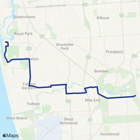 Torrens Transit West Lakes Centre Interchange - City map