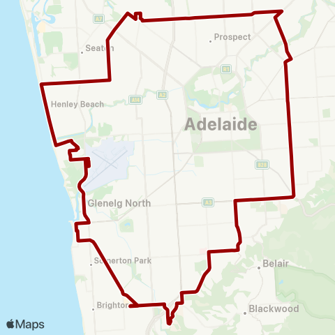 Torrens Transit Suburban Connector map