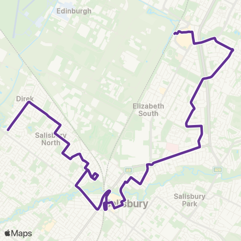 Torrens Transit Elizabeth Intg - Salisbury North map