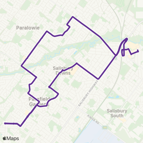 Torrens Transit Salisbury - Paralowie ↺ map