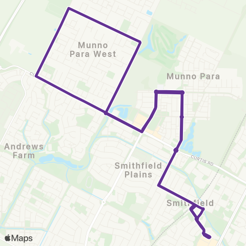 Torrens Transit Munno Para Centre Intg - Munno Para West map