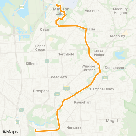 Torrens Transit Mawson Interchange - City map