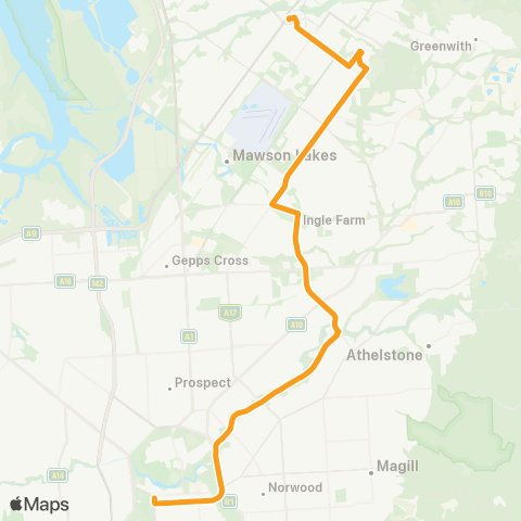 Torrens Transit Salisbury Interchange - City map