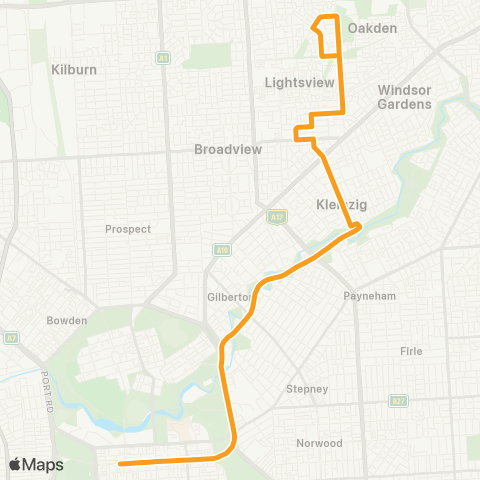 Torrens Transit Northgate - City map