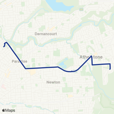 Torrens Transit Athelstone - Paradise Interchange map