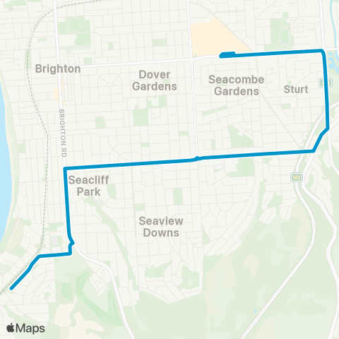 Busways Marino - Marion Centre Interchange map