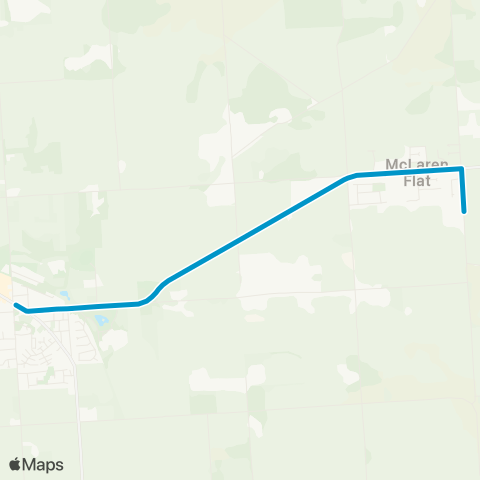 Busways McLaren Flat - McLaren Vale map