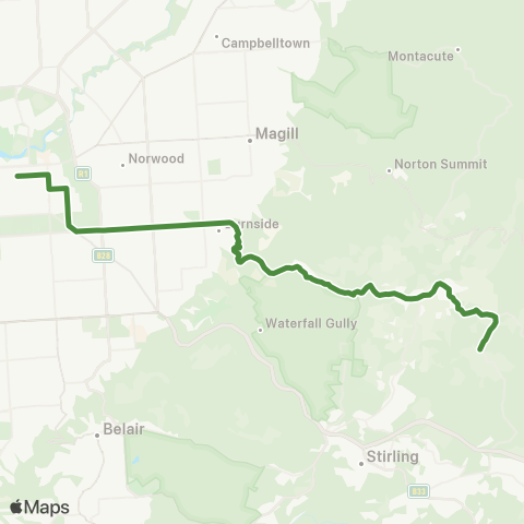 SouthLink Carey Gully - City map