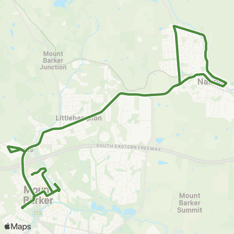 SouthLink Nairne - Mt Barker map