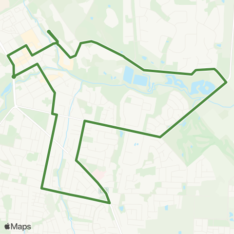 SouthLink Mt Barker East ↻ Service map