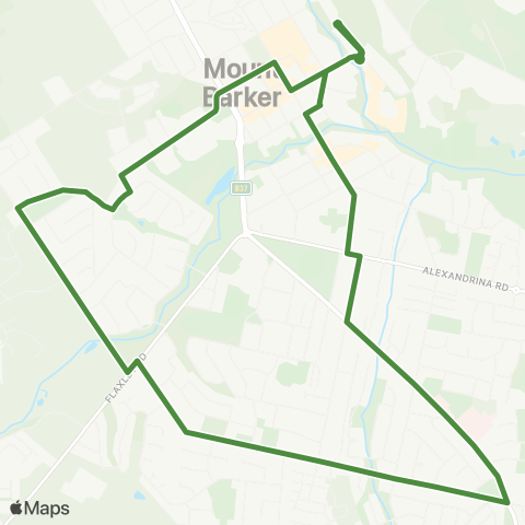 SouthLink Mt Barker West ↻ Service map