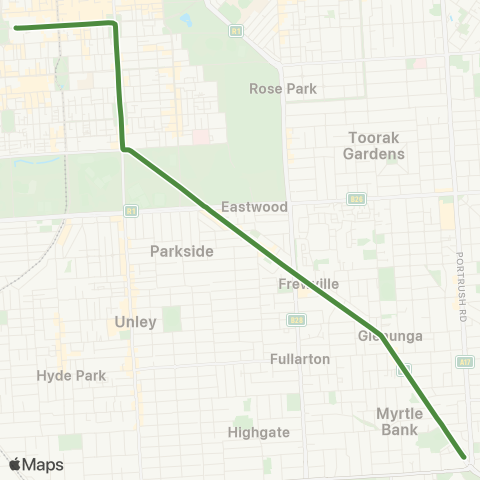 SouthLink Glen Osmond - City map