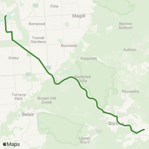 SouthLink Aldgate - Adelaide Oval map