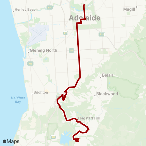 Torrens Transit Aberfoyle Hub - City map