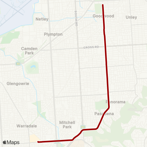 Torrens Transit Marion Centre Interchange - City map