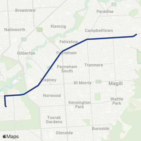 Torrens Transit Newton - City map