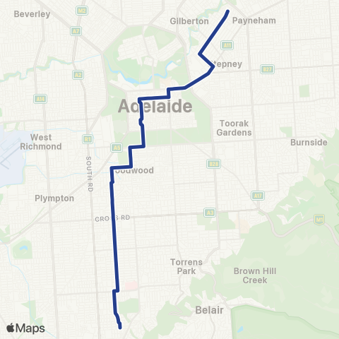 Torrens Transit St Marys - Marden map