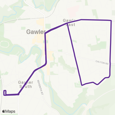 Torrens Transit Gawler East ↺ map