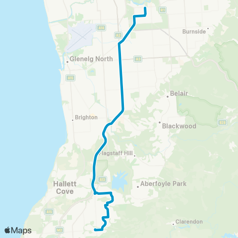 Busways Woodcroft Community Centre - City map