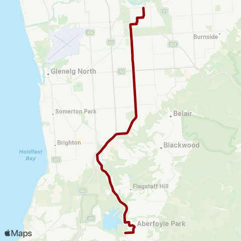 Torrens Transit Aberfoyle Park - City map