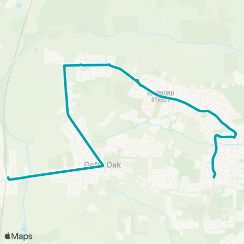 Arriva Herts and Essex  map