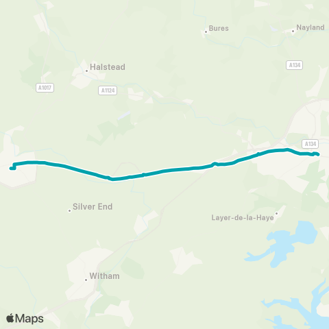 Arriva Herts and Essex  map