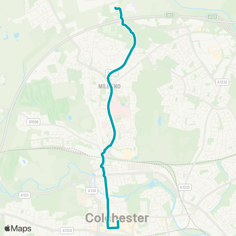 Arriva Herts and Essex  map