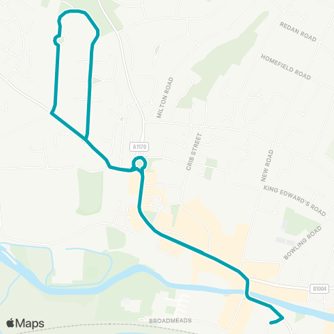 Arriva Herts and Essex  map