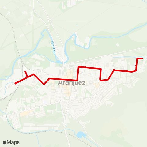 Autobuses Urbanos Est. Aranjuez - la Arboleda de la Reina map
