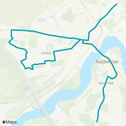 Arriva Kent and Surrey  map