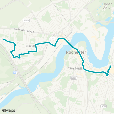 Arriva Kent and Surrey  map