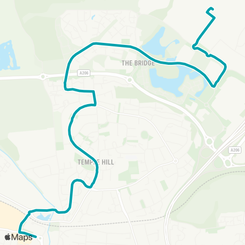 Arriva Kent and Surrey  map